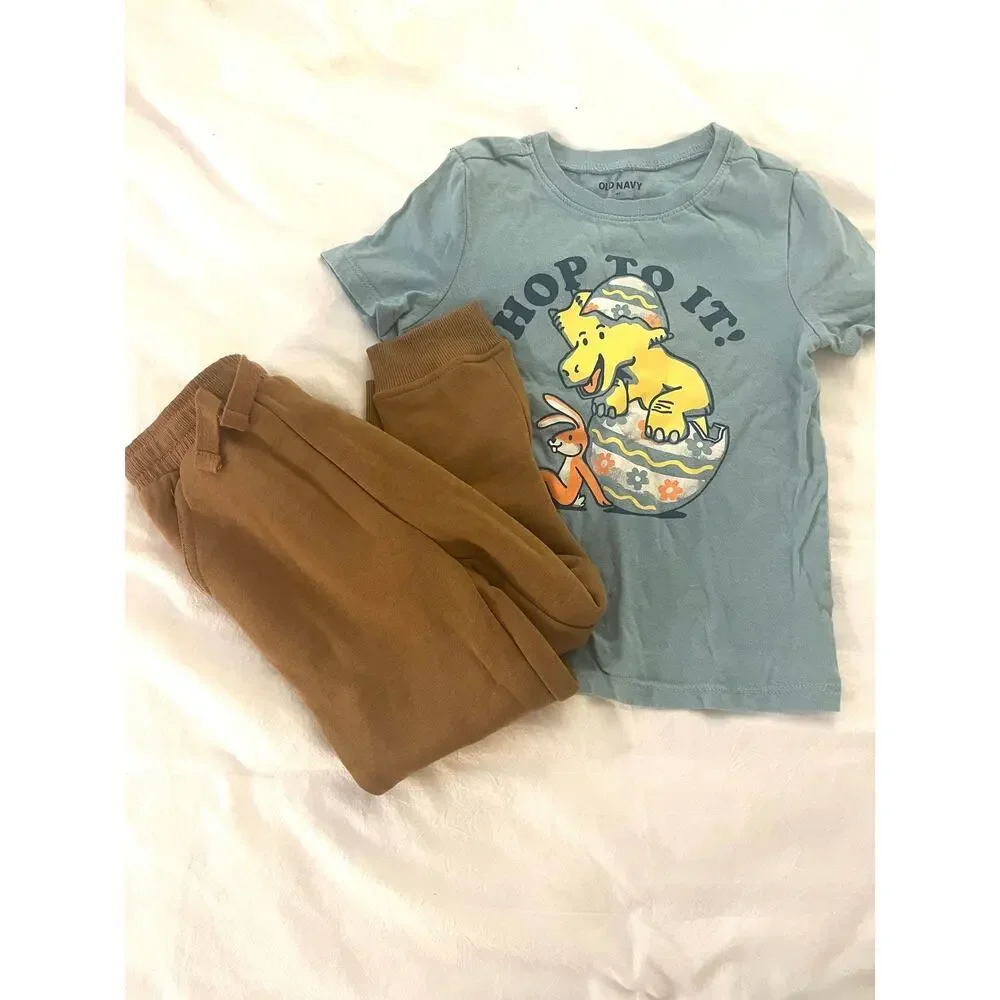 Toddler Outfit, Sweatpants & Tshirt